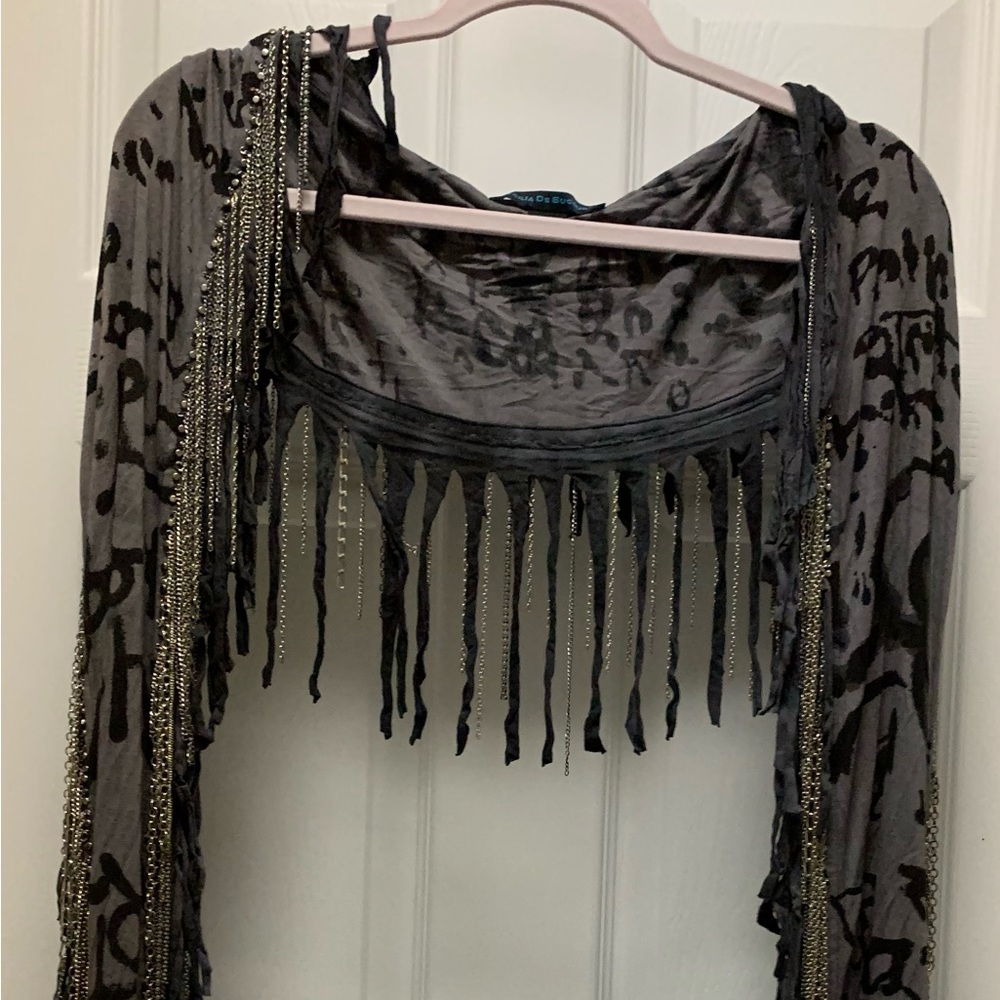 Cecilia de Bucourt Unique Graffiti Scarf